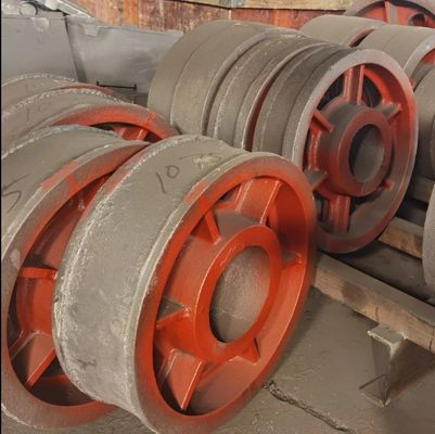 OEM قطع حديد الفولاذ المقاوم للصدأ الألومنيوم عجلة الطيران