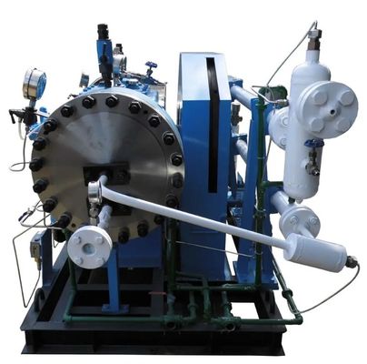 ضاغط الحجاب الحاجز غاز الهواء الهيدروجين 55kw الهيدروجين كفاءة عمل عالية المدخل 2mpa تدفق تفريغ 240nm3/h H2