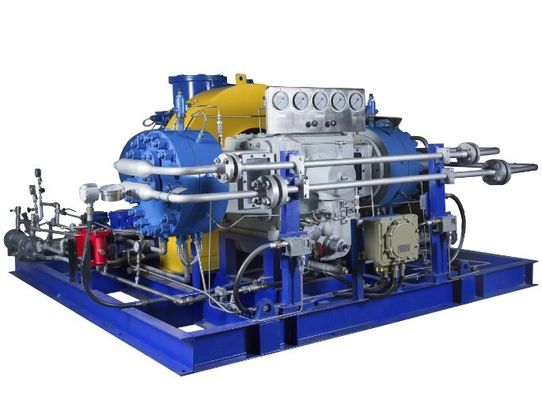 ضاغط الحجاب الحاجز غاز الهواء الهيدروجين 55kw الهيدروجين كفاءة عمل عالية المدخل 2mpa تدفق تفريغ 240nm3/h H2