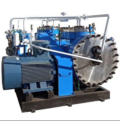 ضاغط الحجاب الحاجز غاز الهواء الهيدروجين 55kw الهيدروجين كفاءة عمل عالية المدخل 2mpa تدفق تفريغ 240nm3/h H2